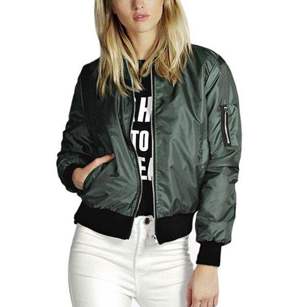 

женская куртка куртка ветровка куртка способа женщин плюс размер пальто с длинным рукавом основные куртки bomber худых женщин в женский outw, Black;brown