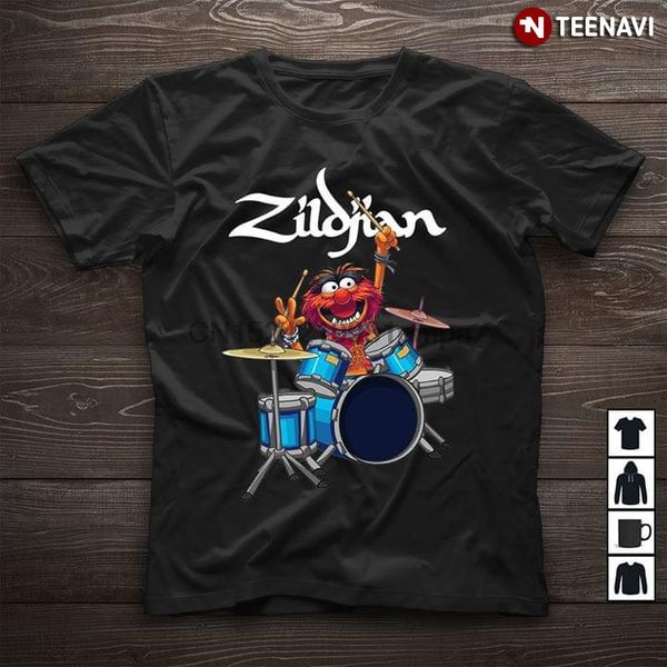 

men t shirt the muppet show animal playing avedis zildjian women tshirts
