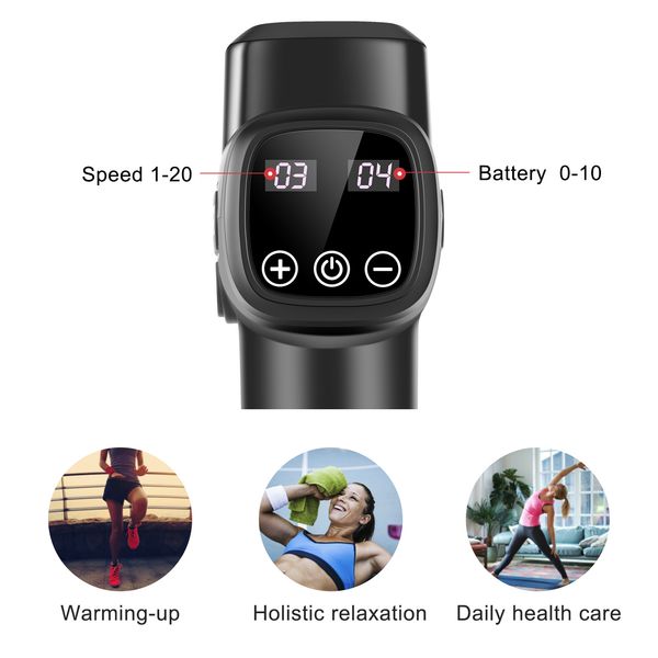

professional deep tissue full body massager back massager battery long-lasting charging fast vibration, large amplitude fitness products