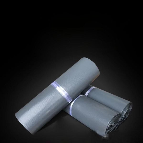 

17*30cm poly self-seal self adhesive express shipping bags waterproof electric business courier mailing plastic bag white gray 100pcs/lot