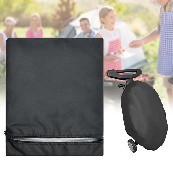 

anti dust oxford cloth foldable outdoor barbecue garden grill cover rainproof