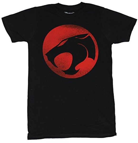 

thundercats mens t-shirt - distressed classic thundercat logo(1