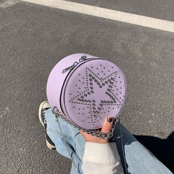 

2020 new fashion textured western style shoulder bag women's bag net red chain spring and summer messenger