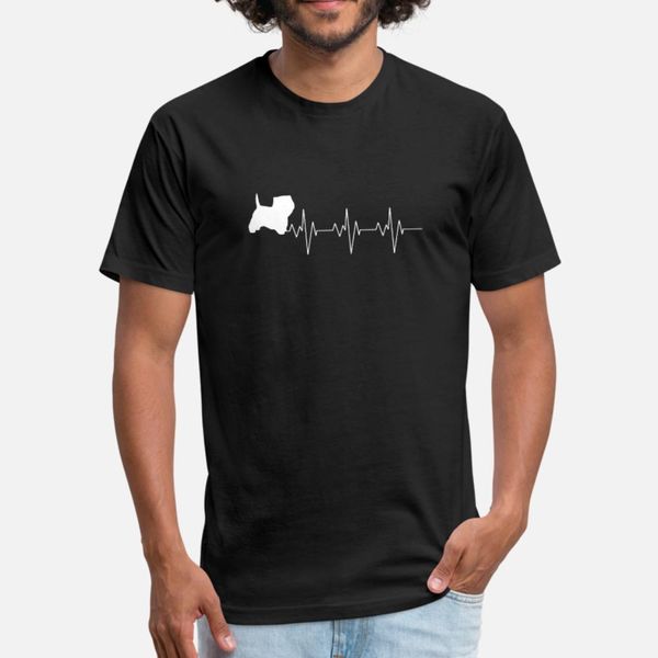 

west highland white terrier t shirt men personalized short sleeve crew neck standard gift new fashion spring slim shirt