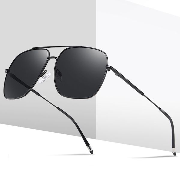 

2020 square women men sunglasses polarized men's women's retro vintage uv400 goggle ultralight eyewear for driver men 3339, White;black
