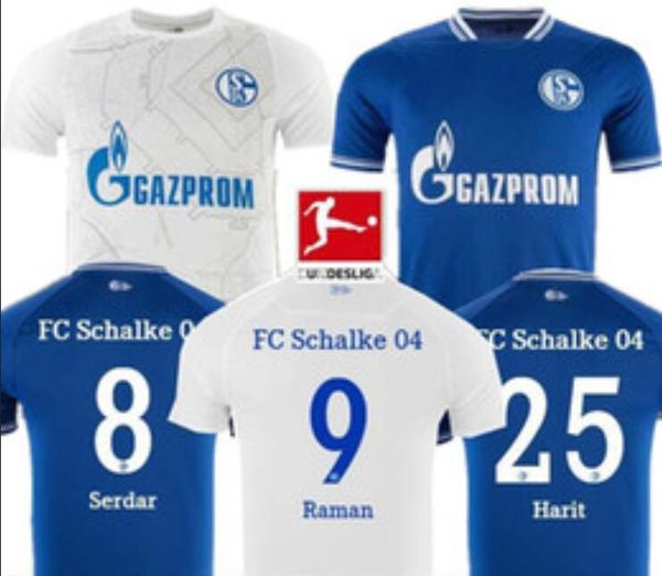 

20 21 schalke soccer jerseys kutucu serdar 2020 2021 fc schalke 04 harit raman football shirt ozan harit maillot de foot, Black;yellow