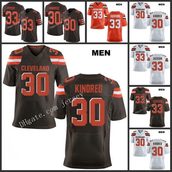 

cleveland browns red 33 darius jackson30 derrick kindred white camo stitched nflmen women youth jersey, Black;red