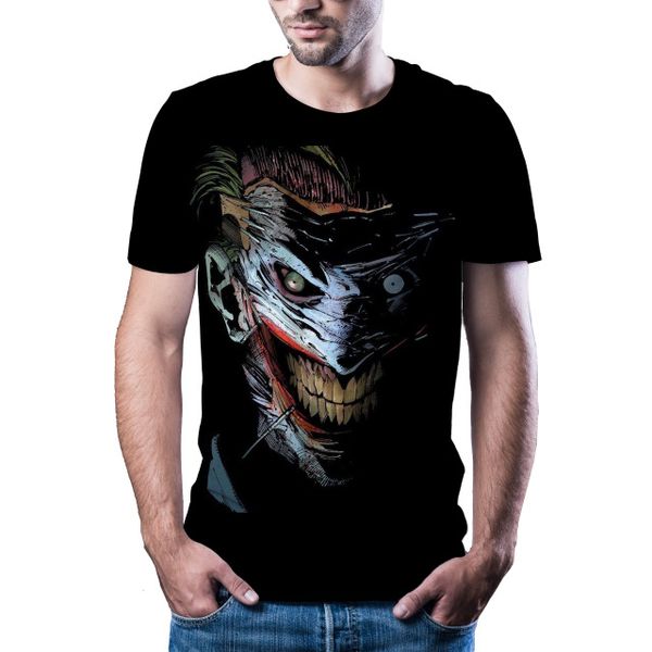 

new clown print 3d print shirts funny aesthetic kawaii men clothing