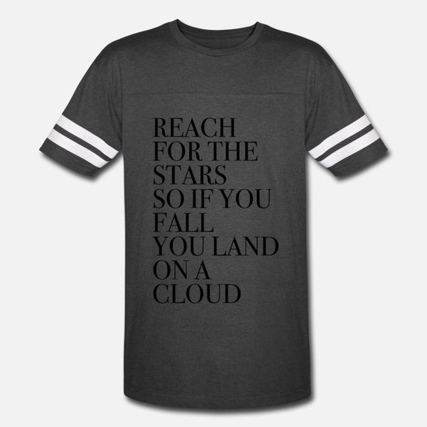 

reach for the stars t shirt men create cotton euro size s-3xl cool loose building summer style original shirt
