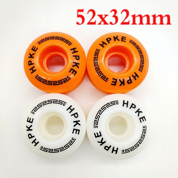 

skate board wheel pu super rebound 4 pcs/lot 52*32 mm 100a orange white
