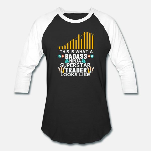 

badass ninja trader superstar forex акции тенниска мужчины вязаная футболка s-xxxl одежда подарки мода лето стиль письмо рубашка
