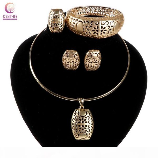 

trendy jewelry sets for wedding women necklace exclusive 18k gold statement necklace with earrings, Black