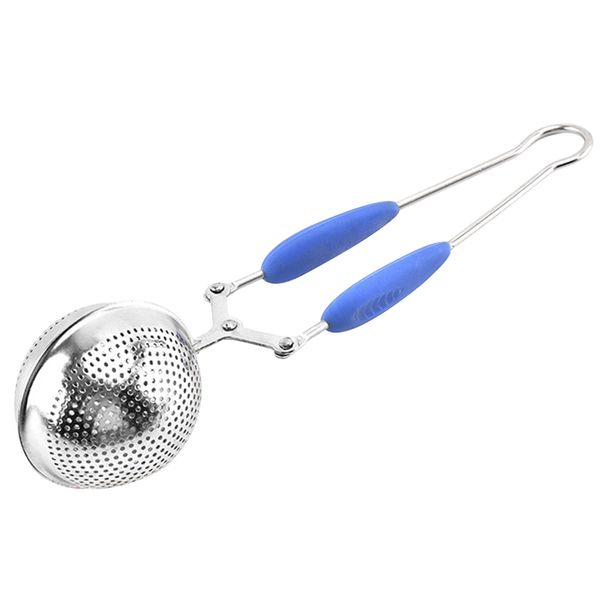 

stainless steel spice herb mesh filter spoon lightweight tea infuser ball shape