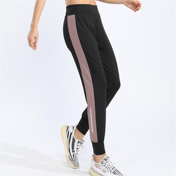

2020 new high elastic waist sports leggings yoga pants women gym clothes running training tights sports leggins, White;red