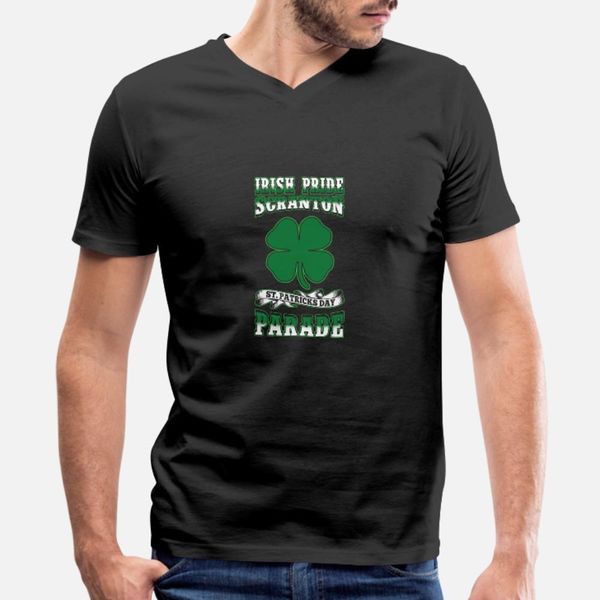 

irish pride scranton святого патрика день трилистник тенниска мужчины designs с коротким рукавом круглый воротник стандартный sunlight здани