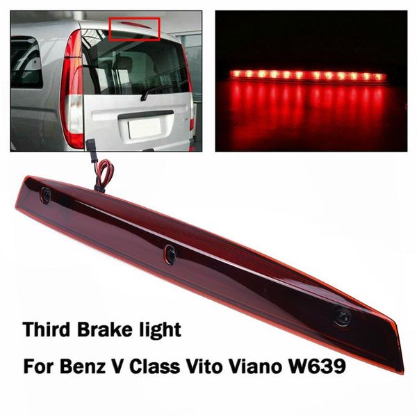 

car lamp third brake light for vito w639 replacement red 3rd a6398200056 6398200056 car third brake lamp