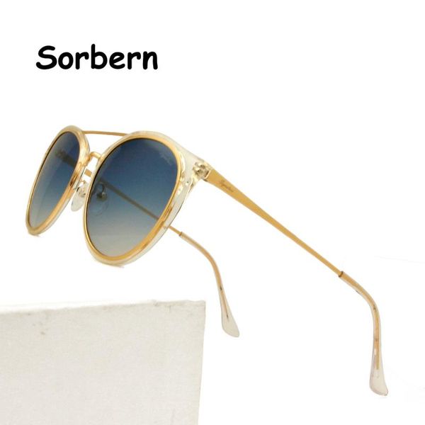 

round trends transparent sunglasses women 2020 metal ladies sun glasses for female uv400 eyewear de sol, White;black