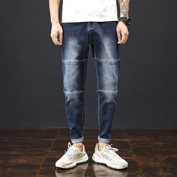 

men's jeane jeany man's fashion loose jeano min's pants leggings men jeans, Blue