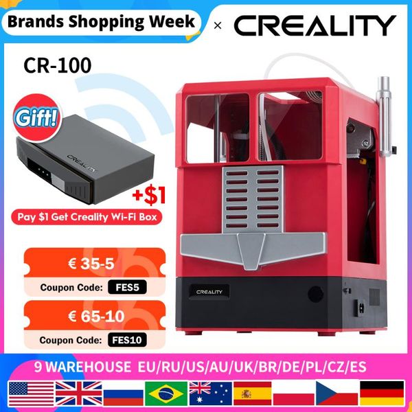 

printers creality 3d printer cr-100 mini as gift