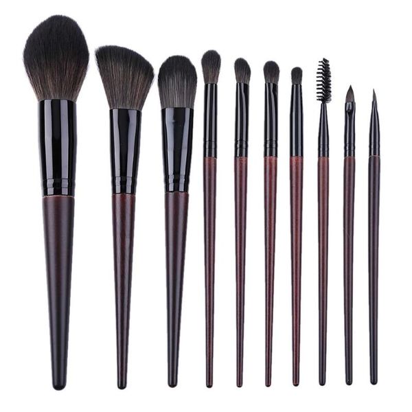 

10pcs pro makeup brushes eye shadow eyeliner brush blush applicator tool