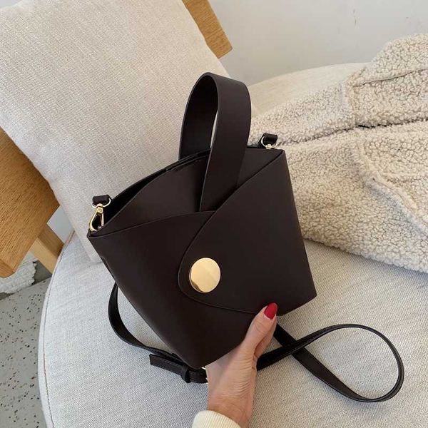 

women's designer handbag vintage fashion female tote bucket bag 2020 new pu leather travel shoulder messenger bag