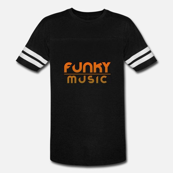 

funky music t shirt men personalized cotton crew neck letters fit fashion summer natural shirt