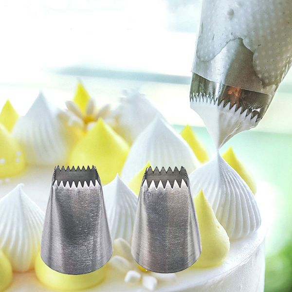 

cake tools large size square icing piping nozzles decorating pastry tip sets fondant mold
