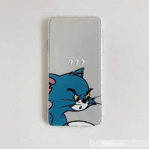 

question mark cat exclamation mark mouse is suitable for mobile phone case protective cover full package soft shell ing