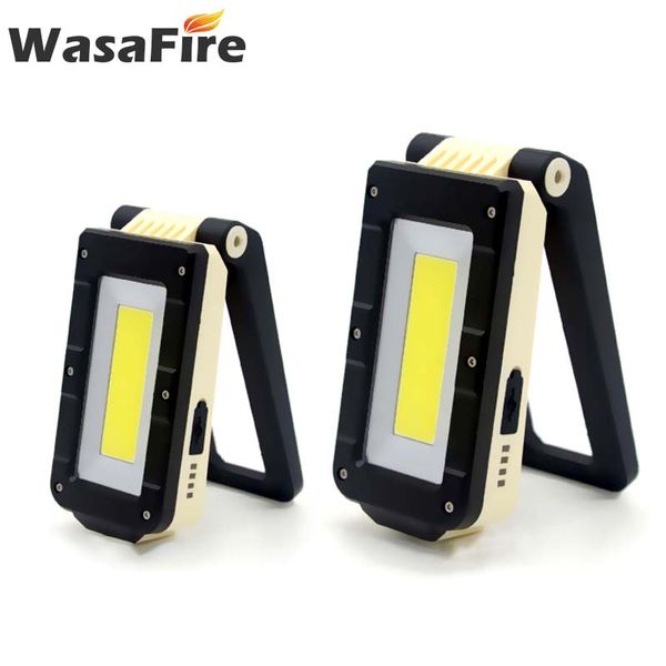 

portable super bright cob led 1000 lumens usb-charging working light lantern magnetic camping hunting torch lamp
