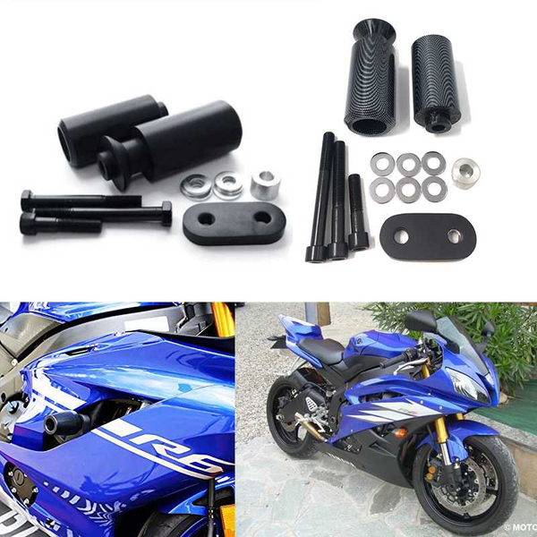 

for yzf-r6 yzfr6 yzf 600 r6 2006-2007 motorcycle no cut frame sliders crash falling protection engine protector block