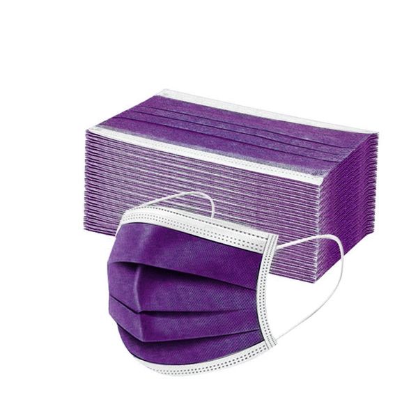 

fa masks mascarillas protection layers clotm masks women dust mask er disposable tela mouth purple fa pkjnx 3 de wctmp