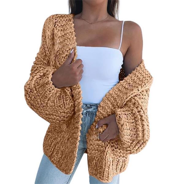 

shopping keep warm autumn winter daily mohair loose fashion streetwear solid women coat cardigan collar long sleeve travel, Black;brown
