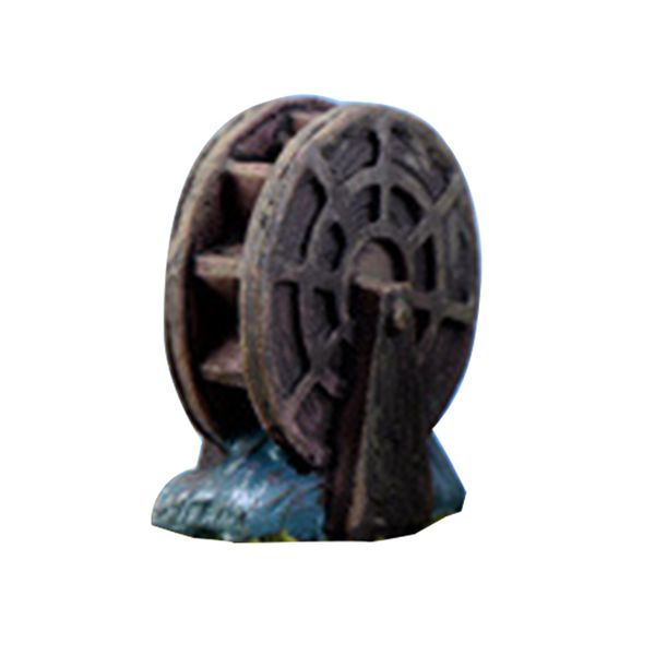 

2.5cm миниатюрный waterwheel vintage garden decor craft micro озеленению mini