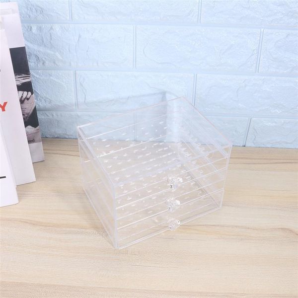 

storage anti acrylic earring with drawer portable display stand deskvertical organizer dust jewelry box 3 holder sxnxv home2001
