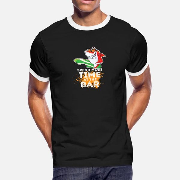 

проводите больше времени в баре surfer тенниска мужчин вязаные майка размер s-3xl нормальный подарок забавный летний trend рубашку