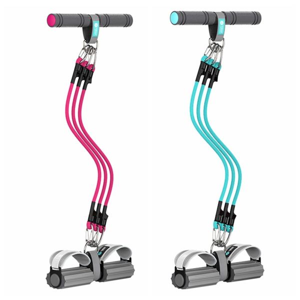 

3 tubes pull rope fitness gum resistance band latex pedal exerciser sit-ups elastic bands pilates exercise yoga equipment