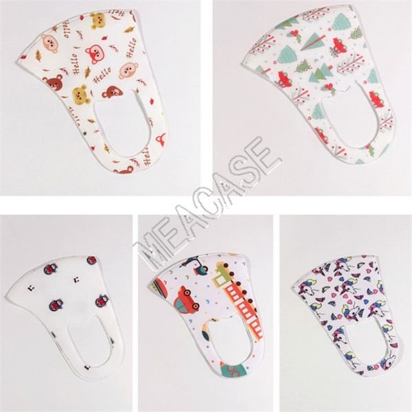 

children kids cartoon designer mask students sunproof thin masks 3d three-dimensional breathable mouth cover washable face mask d81402, Blue