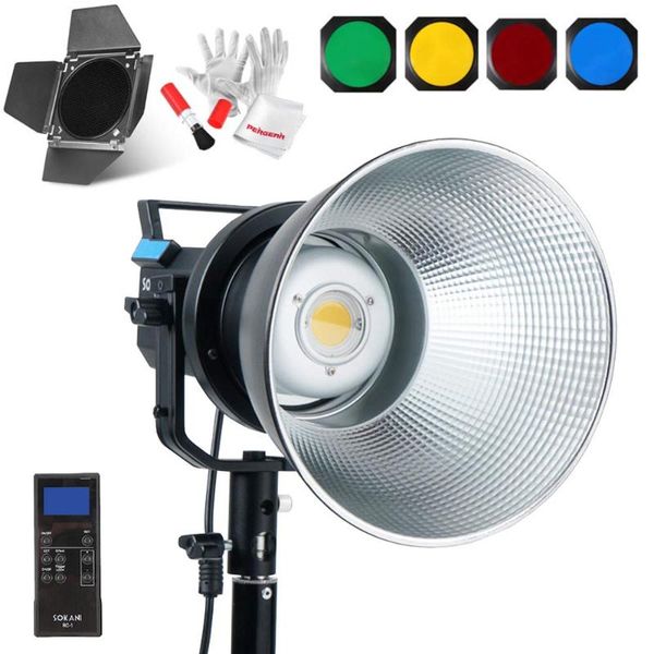 

sokani x60 v2 led video light 80w 5600k version 2 daylight balanced cri96 tlci 95+ 5 pre-programmed lighting effect bowens mount