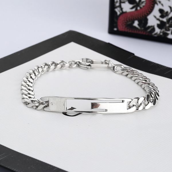 

new classic letter bracelet for silver plated bracelet personality charm bracelet fashion jewelry supply, Golden;silver