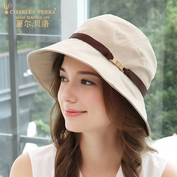 

wide brim hats visor hat female summer outdoor sunshade women leisure sunscreen breathable fashion anti-uv elegant fisherman lady cap h193, Blue;gray