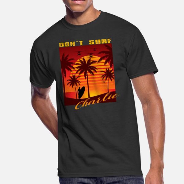 

charlie donÂ´t surf never surfing vietnam t shirt men customize cotton crew neck novelty famous new style spring cool shirt