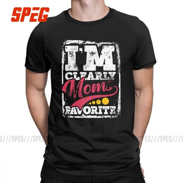 

человек я очевидно мамины favorite футболки новизна круглым воротом короткие рукава одежды 100% хлопок семья юмор тройники unique t shirt