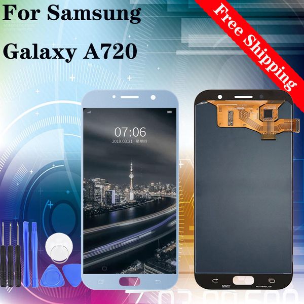 

brand new для samsung galaxy a7 2017 a720 a720f sm-a720f жк-дисплей с сенсорным экраном замена digitizer монтаж с ремонтными инструментами