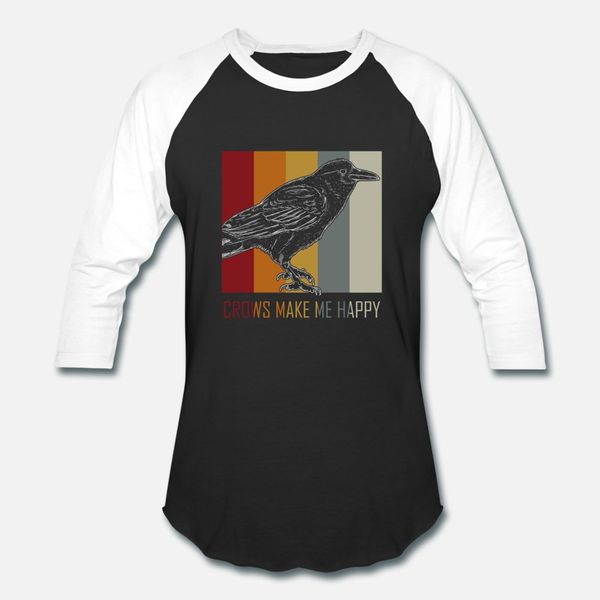 

crow animal black bird the crow raven crows gift t shirt men printing cotton euro size s-3xl cool fit casual summer novelty shirt