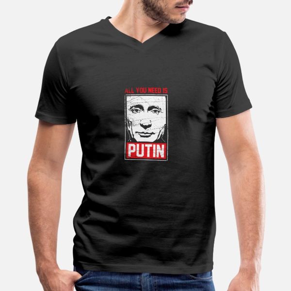 

all you need is putin russian president gift t shirt men create tee shirt s-xxxl cool cute funny spring standard shirt