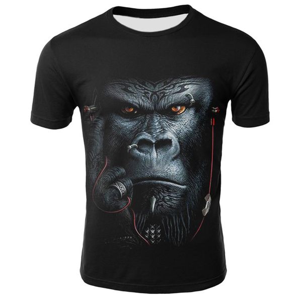 

summer face fun and 3d print shirts graphic oversized funny men clothing