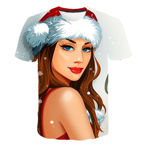 

cartoons christmas anime interesting punk rock party happy 3d print shirts humor funny hippie men clothing