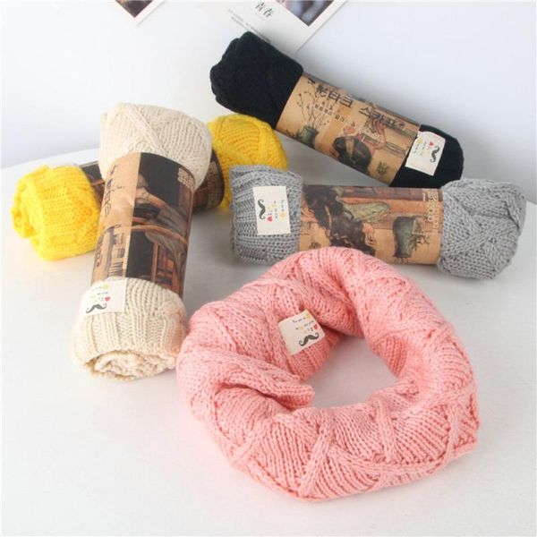 

cashmere scarf winter scarves fashion children pure color knitting wool thickening keep warm windbreak scarf warm shawl, Blue;gray