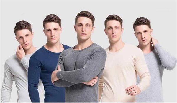 

sets autumn fashion long sleevs pullover 2pcs warm thin solid color suits male underwear designer mens sleepwear, Black;brown