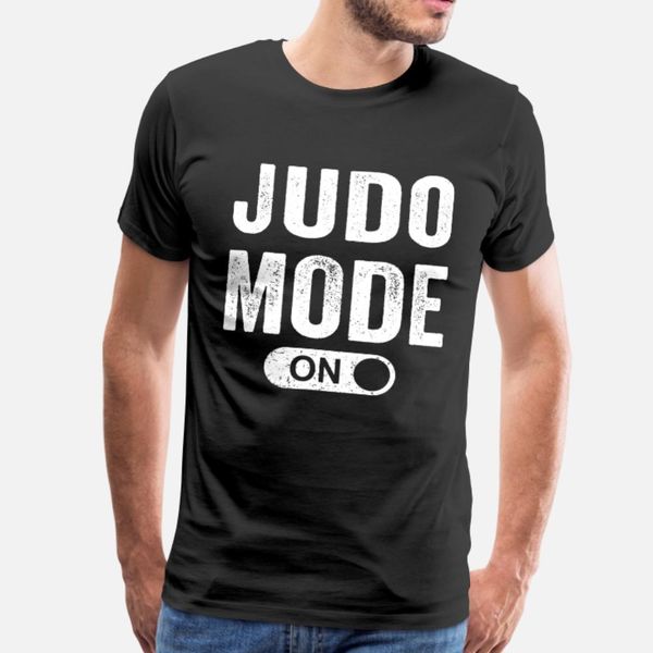 

judo mode on t shirt men custom 100% cotton round collar costume crazy funny casual spring autumn vintage shirt